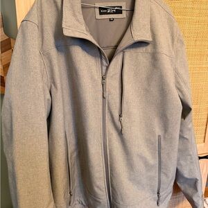 Black Rivet Men's Gray Full-Zip Jacket